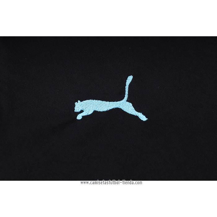 Chandal del Manchester City 2022 2023 Manga Corta Negro